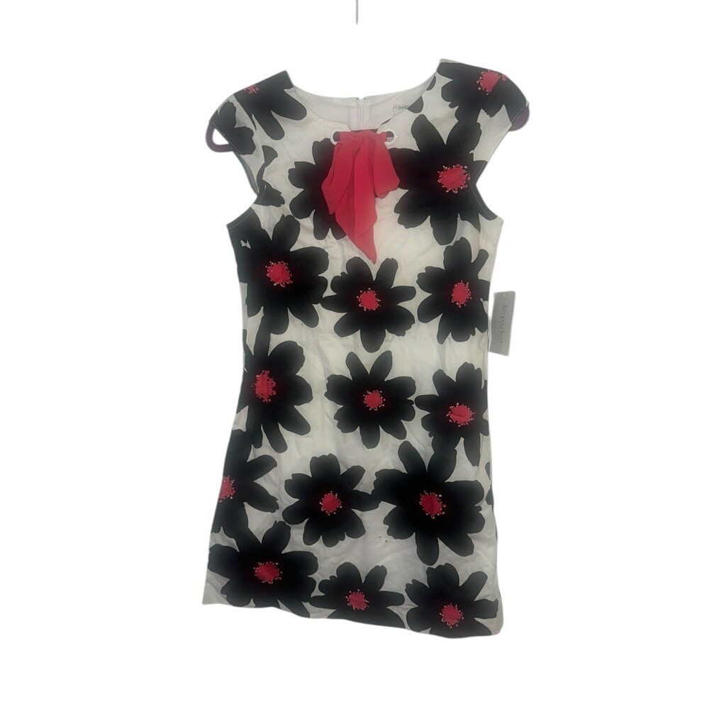 New KC Parker black white pink dress kids 16